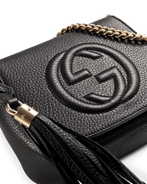 gucci black satchel|Gucci satchel crossbody.